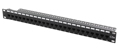 Value 24 Way RJ45 Cat5e Through Coupler Patch Panel - 1u